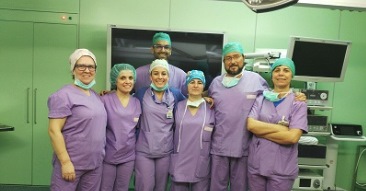 equipe intervento endrocrinochirurgia